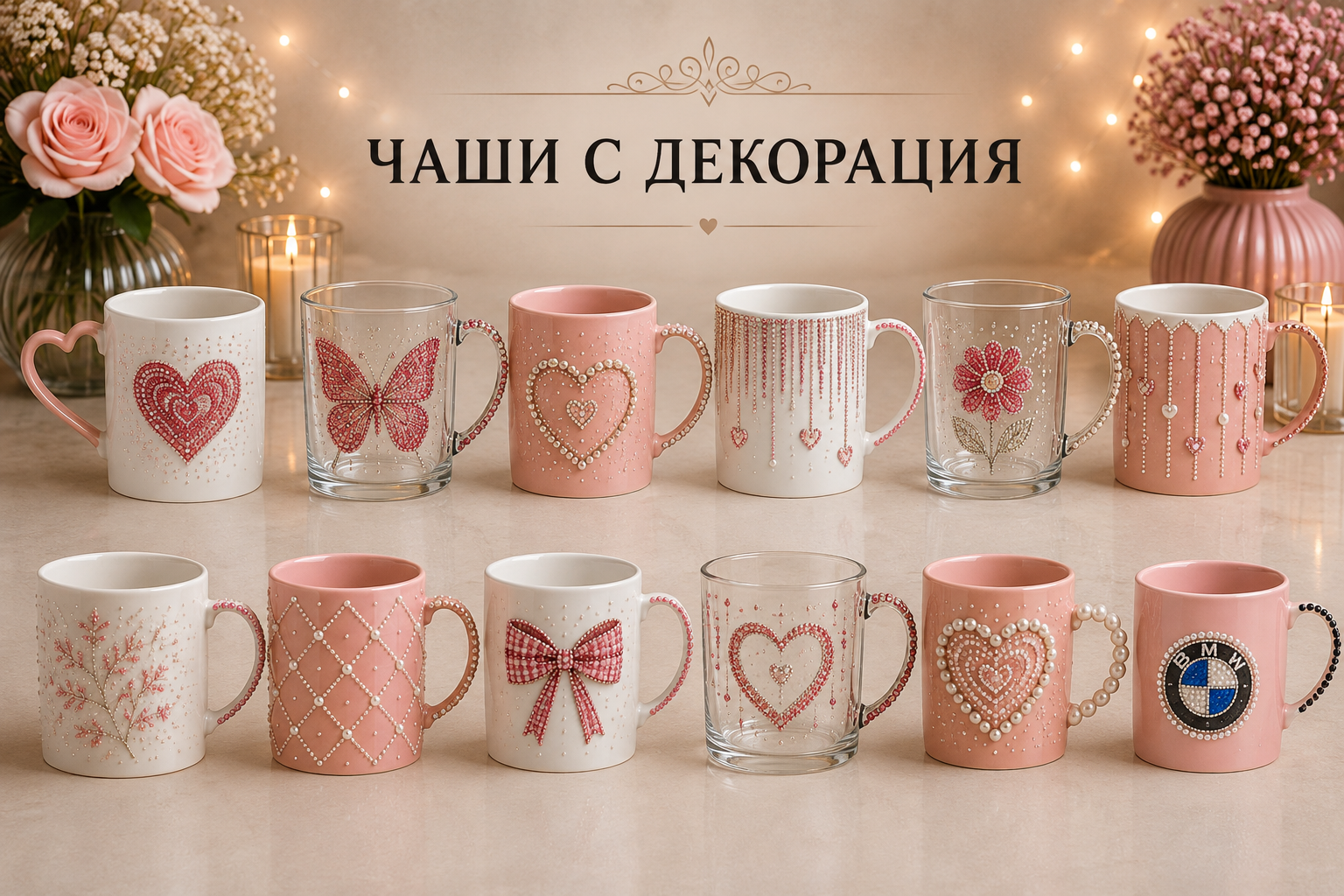 Чаши с декорация
