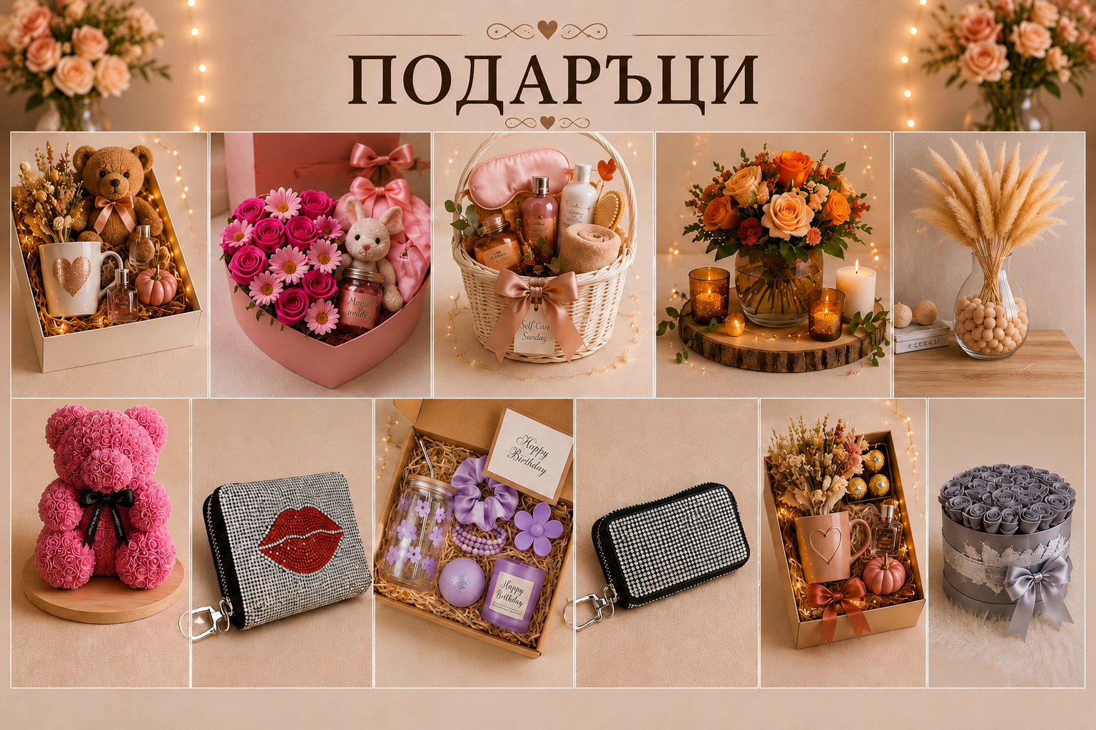 Подаръци и декорации